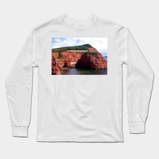 Ladram Bay Jurassic Coast Devon England Long Sleeve T-Shirt